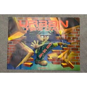 Urban Take Over Vintage 2000s Chicago Rave Flyer 1/20/2001 Y2k 00s Dieselboy